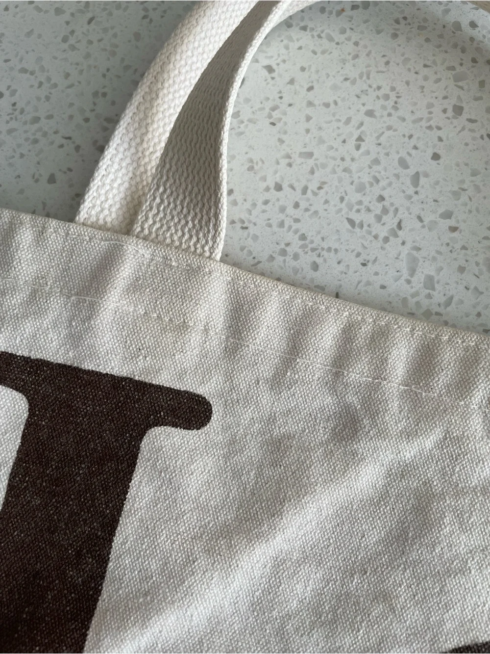 Vintage 80s Le Bag Cream Canvas Tote Bag, Cotton Canvas